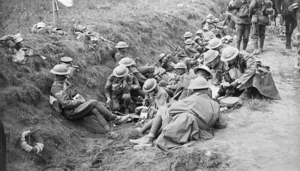 167_11th Inf. Brigade Hqtrs. during advance. Advance East of Arras. September, 1918